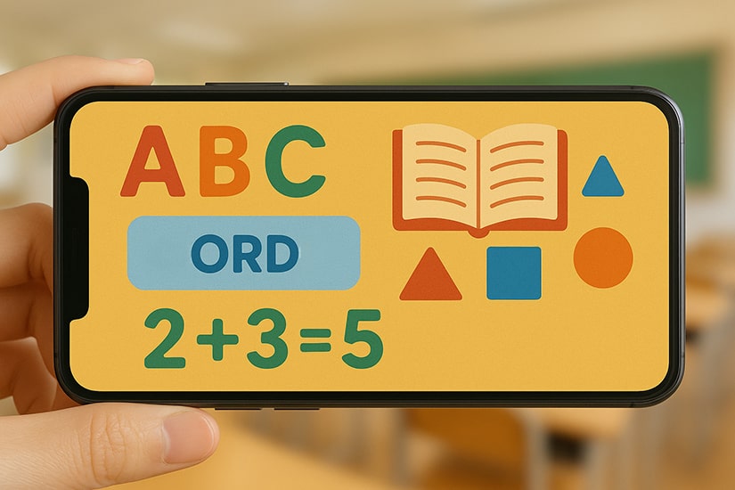 sprog og matematik app