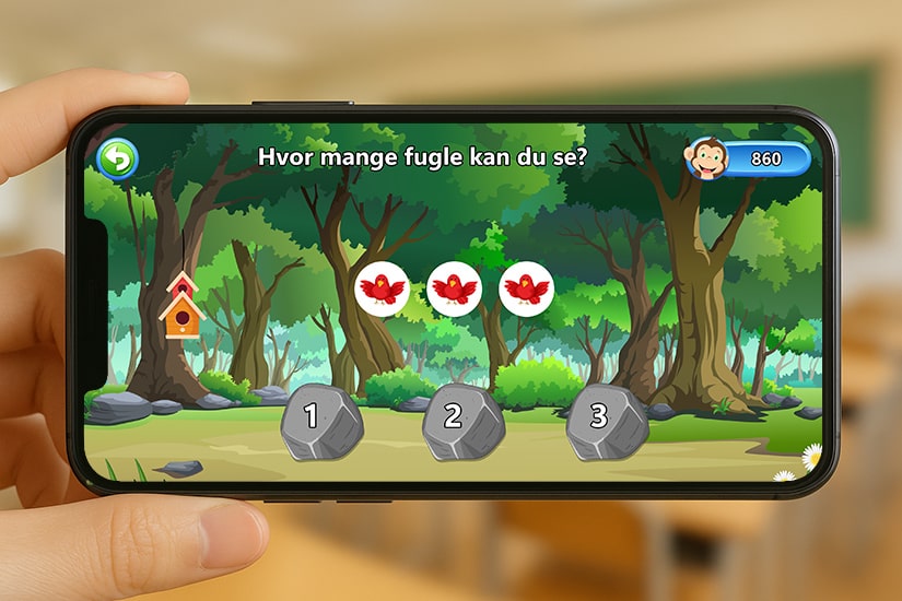 sprog og matematik app