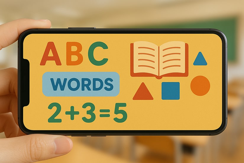 Language and math app